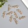 Decor for creativity plastic "Queen" gold with rhinestones 1.9x5x0.3 cm