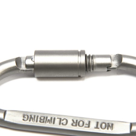 Tactical pendant tactical carbine, d-shaped, chromium color-2