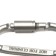 Tactical pendant tactical carbine, d-shaped, chromium color