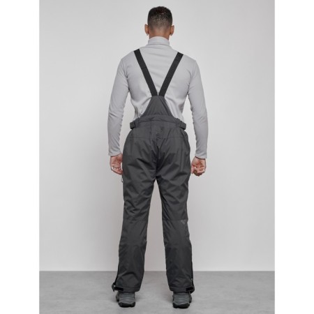 Semi-combinezone ski insulated male winter, size 50, dark gray color-3