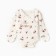 Body-kimono baby with long sleeve, white color, height 62