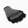 Gloves are children's double, black/gray, size 14