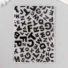 Embosing stencil plastic 
