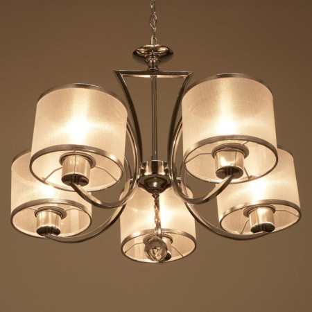 Chandelier 6591213/5 E27 40W chrome 58x58x70 cm Bayerlux-3