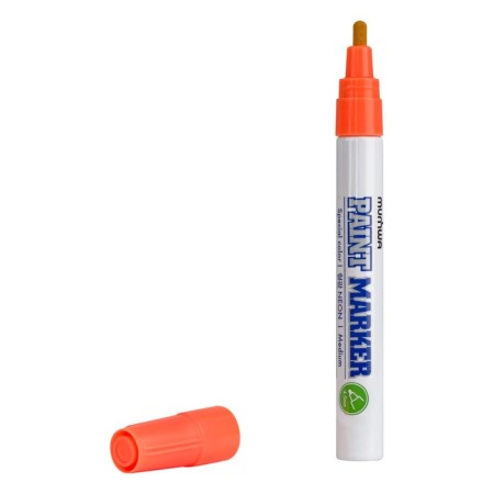 Marker - paint (varnish) munhwa, 4.5 mm, nitro -base, waterproof, orange neon-4