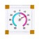Thermometer window TBB "Bimetalic (T -50 + 50 C) square in the bag