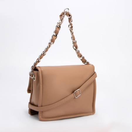 Bag-mixer on the valve, 2 belts, dark beige color-1