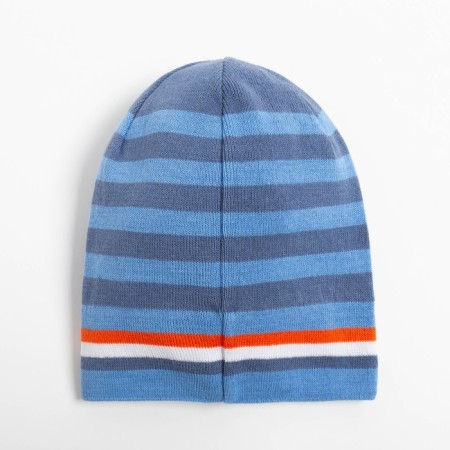 Hat for a boy, jeans color, size 50-52-2