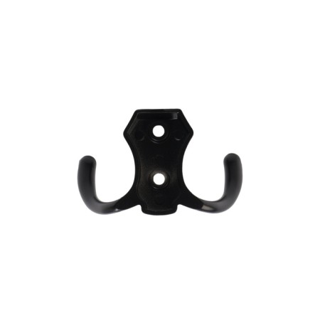 Hook furniture tundra KM201BL, two -rod, black color-3