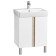 Tumbling under the Aquaton Country sink, 60 cm, white color, oak Verona