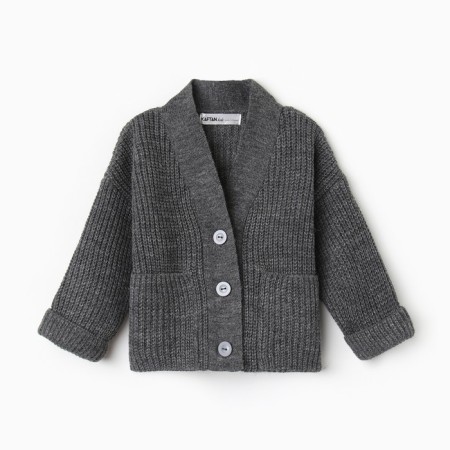 Cardigan Children's KAFTAN, size 28 (92-98 cm), gray-5