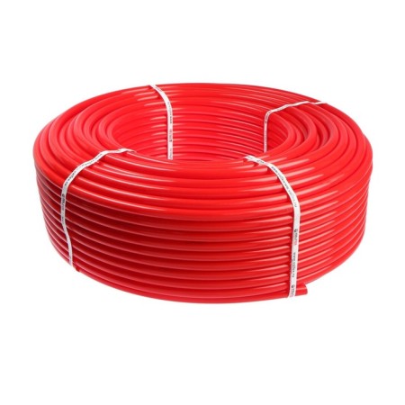 Polyethylene pipe Valfex, PE-RT, D = 20x2 mm, Bay 100 m, for warm floor, red