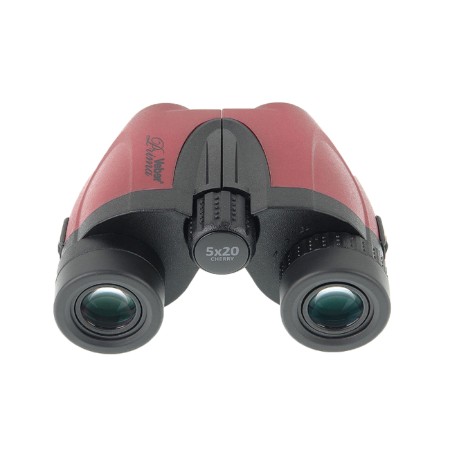 Veber Prima binoculars, 5 × 20, theatrical, Cherry color-1