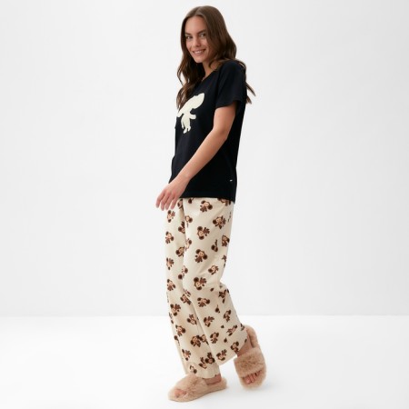 Female pajamas (T -shirt and trousers) KAFTAN Cheburashka r. 40-42-2