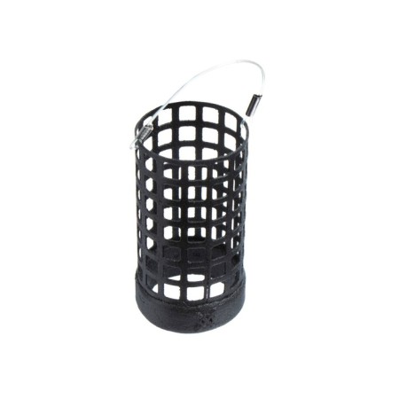 Metal hand-feeder X-Feeder ME Bullet Hawk+ M Perfo, Matt Black, 40 g, 45 ml-1