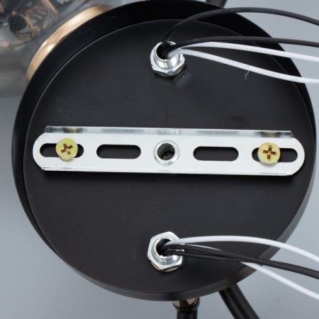 Brianna chandelier 4he27 40W black and gold 56x40x27 cm Bayerlux-7