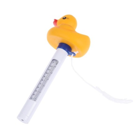 The thermometer is floating, for the pool, duck,-1