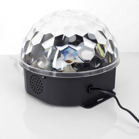 Light device "Crystal ball" 17.5 cm, speaker, glow RGB, 220 V-2