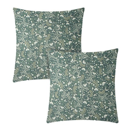 Set of pillowcases Ethel Small Leaves, 70x70 cm - 2 pcs., Poplin
