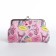 Cosmetic bag on the farmar, pink color