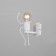 Sconces "man" E27 40W white 11x20x17 cm
