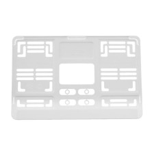 Frame under the license plate for Japanese and American AVS cars, 290x170 mm, white