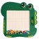 Magnetic tablet for drawing "dinosaurus", mosaic, 10 cards