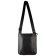 Male bag, lightning department, 2 outer pockets, adjustable belt, black color