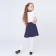 School skirt "Podsolnets", blue color, height 146 cm (38)