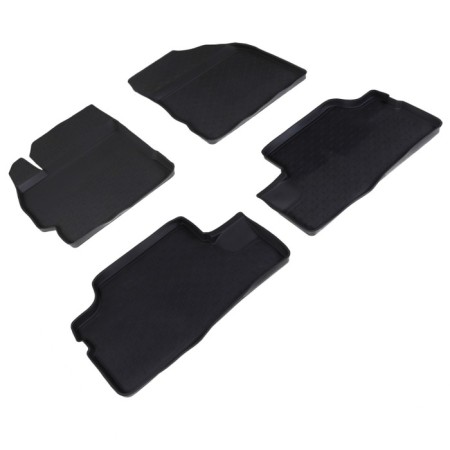 Rubber rugs with high side for Toyota Corolla (300n/MC), 2007-2013