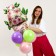 A set of balls “for mom”, latex, foil set 7 pcs.