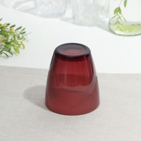 Low glass glass "Concept Straypi", 250 ml, lilac color-2