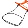 Sled "Timka 5 comfort", Orange color