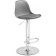 Soft Metal/Plastic/Ecokozha, Chrome/gray 38x38x86 cm chair