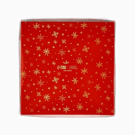 Box for 9 sweets with cells "Christmas trees", 14.5 x 14.5 x 3 cm, New Year-5