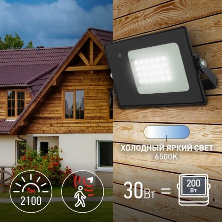 Feetor LED street era LPR-041-1-65K-030 30W, 6500K 2100LM, IP65, with a motion sensor-3