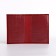 Passport cover, crocodile, red color