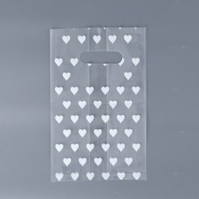 Polyethylene square package with a cut handle, packaging, 