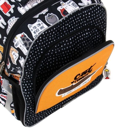 School backpack Erich Krause ergoline 15l, 39 x 28 x 14 cm, ergonomic back, Funny Kittens 56779-8