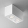 Technical C017CL-02W, 2XGU10, 50W, 20x10x1.5 cm lamp, white, white color