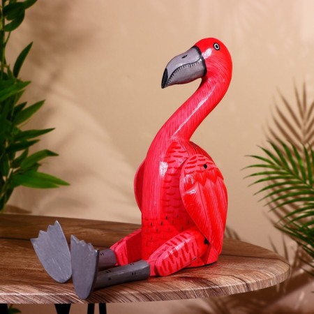 Souvenir "Flamingo" hanging paws, tree 38 cm-2