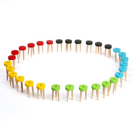 Board game "On 3 legs" 28 chairs, 21.5 × 16.5 × 4 cm-3