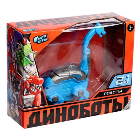 Robot-Dinosaur "Bronotosaurus", transforms into an egg, the color of the blue-7