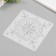 Stencil plastic "Compass, anchor" 15x15 cm
