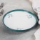 Ceramic "branch" plate, d = 25 cm, white color