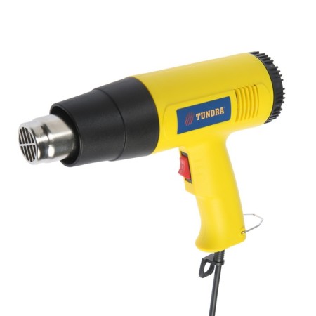 Construction hair dryer tundra, 2000 watts, 250-500 l/min, 350/600 ° C