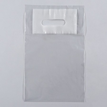 Polyethylene package with a cut pen, transparent 20-30 cm, 60 μm