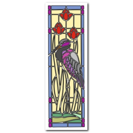 Stencil of stencil "Bird" 11x32 cm