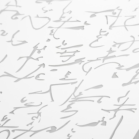 Plastic stencil "manuscripts" 24x16 cm-2