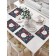 Set of napkins for setting the table "Happy Santa Claus", rectangular, size 32x46 cm, 4 pcs